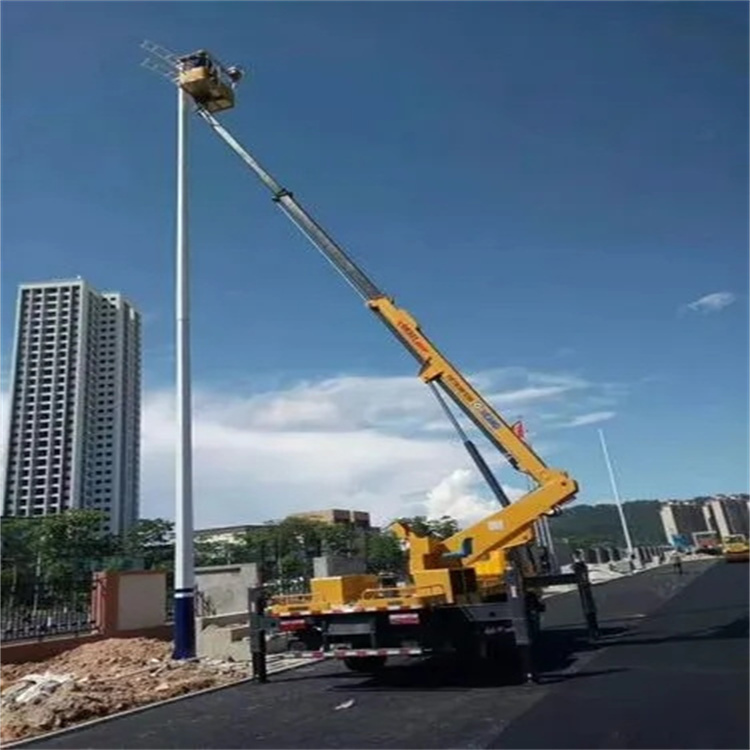 陈场镇维修路灯的曲臂升降车出租